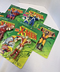 ✅ UNOPENED: 1991 Uncanny X-Men “BendEms” – Complete Set Of SIX Action Figures