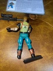 GI JOE Vintage Action Figure ROADBLOCK BATTLE CORPS 91 Random Acc