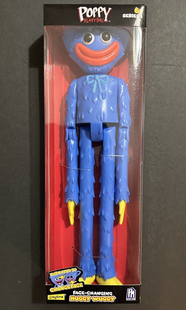 Poppy Playtime 12in Face-Changing Huggy Wuggy Figure Series 1 Phat Mojo Sealed