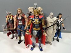 Marvel Legends Love And Thunder Lot 6 MCU Figures Thor Korg Gorr Valkyrie Jane