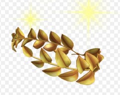 Gold Confetti Leaf Crown Toy Code with Special Effects!!!