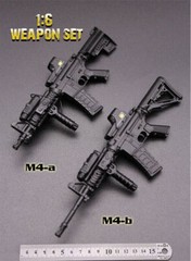 1/6 Scale Gun Model Toys HK416 M4 Assault Rifle Weapon 12 Inch Soldier Figure