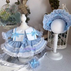 Doll Clothes Dress Hairband Set Dress Up Cute For Plush toy 10cm/15cm/20cm/40cm