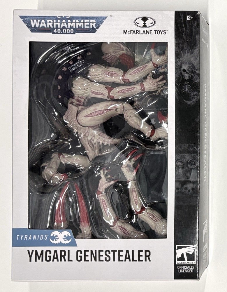 Mcfarlane Warhammer 40K Tyranids Ymgarl Genestealer 7” Figure Bone Sword 40000