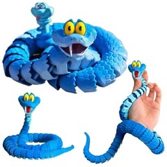 40cm Gary Snake: Disney Zootopia 2 Articulated Simulation Toy Snake, 3d Printed*