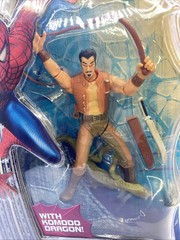 Hasbro Spider-Man 3 Kraven the Hunter Bullwhip swinging w/ Komodo Dragon DMG BOX