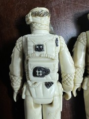 VINTAGE KENNER STAR WARS 1980 HOTH REBEL SOLDIER COMMANDER ARMY LOT 6 FIGURES