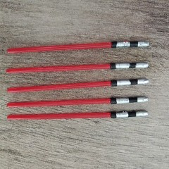 Lot of 5pcs 1:12 Scale Star Wars Red Lightsaber Sword Weapon for 6″ Figure