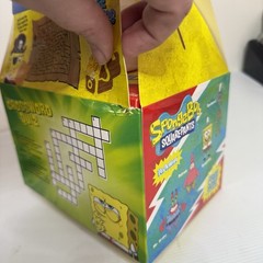 Krusty Krab Kiddie Meal Box Set with SpongeBob Figures Super7 Collectible