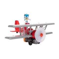 Sonic the Hedgehog Tornado Biplane Playset with Sounds & Motorized Propeller NIB