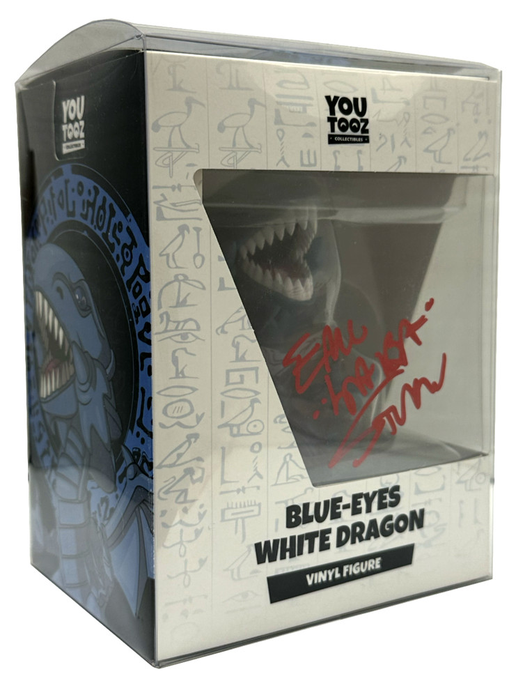 Youtooz: YuGiOh! Blue Eyes White Dragon (Blue) Signed by Eric Stuart