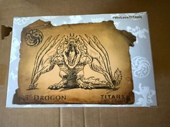 GOT Game Of Thrones Titan Vinyl Figures DRAGON TITAN Exclusive Limited Set Of 4