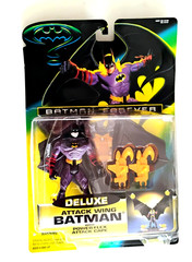 1995 Kenner New Sealed Batman Forever Deluxe Attack Wing Batman Ages 4+