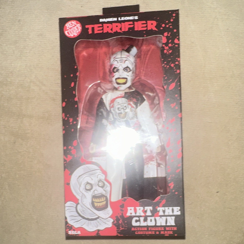 Ben Cooper Terrifier Art the Clown Action Figure Carded Damien Leone