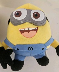 2019 10″ Stuart & 2010 7″ Bob The Minion Despicable Me Stuffed Plush Toy Factory
