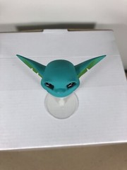 Plunderlings Captain Teel Grinning Head Lone Coconut Goblin Figure Teal Pirate