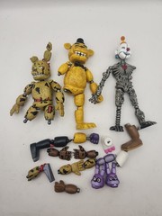Five Nights at Freddys FNAF Figures Parts Pieces Lot Incomplete