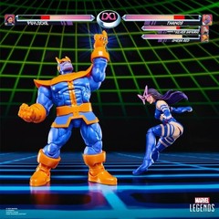 HASBRO MARVEL LEGENDS GAMERVERSE 6″ PSYLOCKE VS THANOS 2-PACK CAPCOM