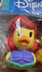 Disney Princess ARIEL & BELLE Duckalooz Rubber Duckie Duck Toy Free Shipping