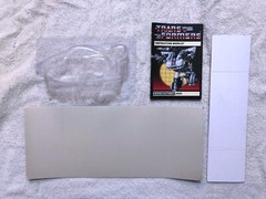 TRANSFORMERS G1 AUTOBOT JAZZ BOX, INSERTS, BUBBLE, & MANUAL NEW! ROBOT