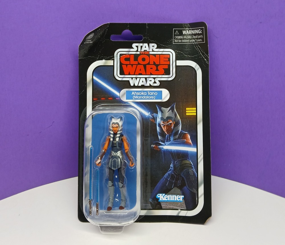 Star Wars Vintage Collection Clone Wars – Ahsoka Tano Mandalore ( CARD DAMAGE )