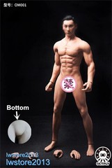 OCTPLY 1/6 OM001 Suntan Skin Man 12″ Male Silicone Action Figure Body 12inch Toy