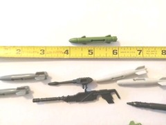 Lot Of 13 Mixed GI Joe Weapons Vintage Pre-owned Plastic Assortment