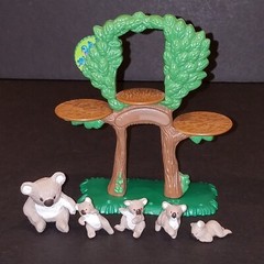 Baby Surprise Puppy In My Pocket Katie Koala Bear Family Tree Play Set Vintage