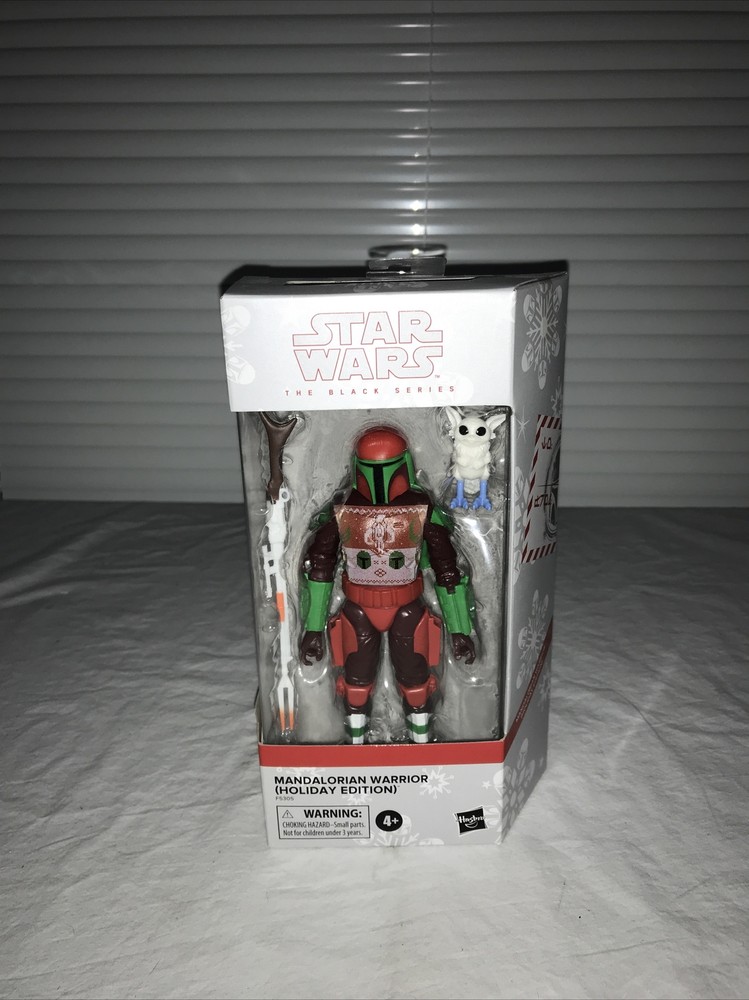 2022 Star Wars The Black Series MANDALORIAN WARRIOR Holiday Edition! Sealed!
