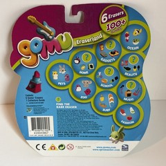 NEW Lot of 2 Packs Gomu Eraserland Erasers Calculator Clownfish Guitar Scissors