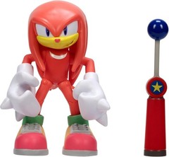 Sonic the Hedgehog Knuckles 4-Inch Action Figure with Blue Checkpoint – Colle…