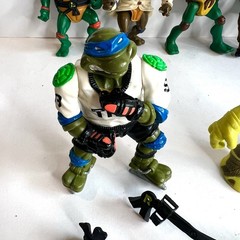Vintage TMNT Lot Multiple Figures Playmates Ninja Turtles Toy Bundle