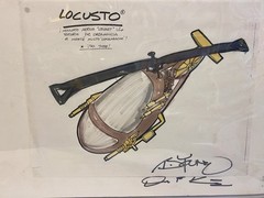 GI JOE 1994 ORIGINAL LOCUST COLOR STUDY SKETCHES 30TH ANNIVERSARY CHRISTIES