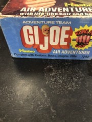 Hasbro 1974 GI Joe Air Adventurer Box 7282 Orange Jumpsuit All Original Blonde