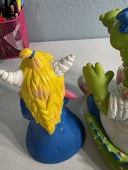 3 Pizza Hut 1990 Eureekas Castle Set Magellan Batly Vinyl 6″ Figure Hand Puppet