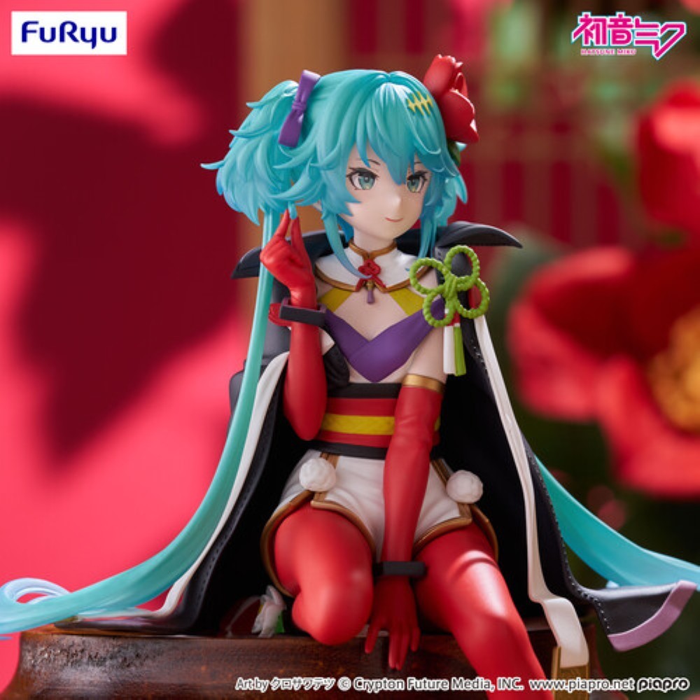 Hatsune Miku Flower Fairy Camellia Noodle Stopper Figure FuRyu