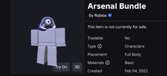 R0BLOX Toy Code – Virtual Nomad Bundle | Arsenal Bundle (2 Items)
