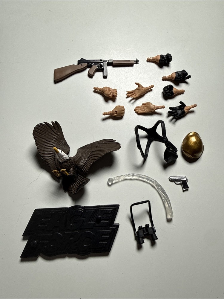 BBTS Eagle Force Captain Eagle 1/18 Action Figure Accessories Lot