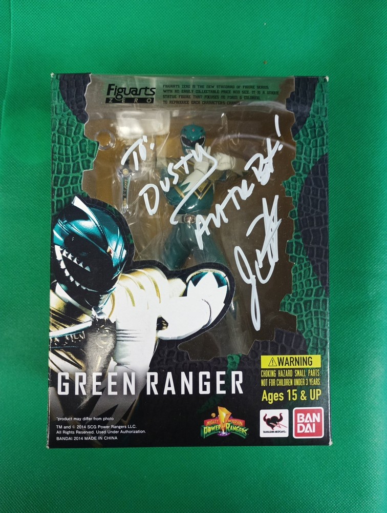 Green Ranger Figuarts Zero Statue , Signed By Jason David Frank