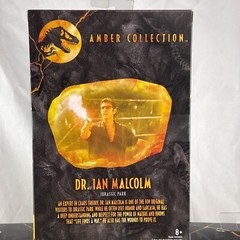 Jurassic World Ian Malcolm Velociraptor Pteranodon Park Amber Collection Lot NEW