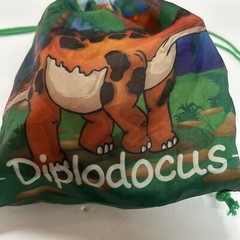 Lot of 9 DINOSAUR TOY FIGURES Assorted Variety Plastic With Bag