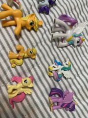 Hasbro My Little Pony Figurines 18 Total , Average 1.5”-2” In Size