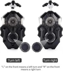 Bey Battling Burst Launcher and Grip, B-184 Left and Right Spin String Launcher
