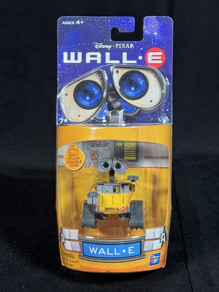Disney Pixar WALL-E Robot 3″ Movie Figure Thinkway Toys 2008 NEW 60217 Flawless
