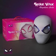 Electric Spider Cosplay Mask Movable Eyes Halloween Costume Helmet Toy Gift