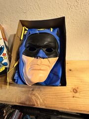 1976 Ben Cooper Batman Super Hero Halloween Costume Vintage Medium