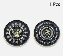 JOHN WICK CONTINENTAL ADJUDICATOR GOLD COINS HOTEL CARD COLLECTORS COSPLAY PROP
