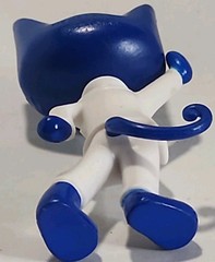 Pete The Blue Cat In Disco White suit 3” Tall Action Figure Toy Phat Mojo (T191)