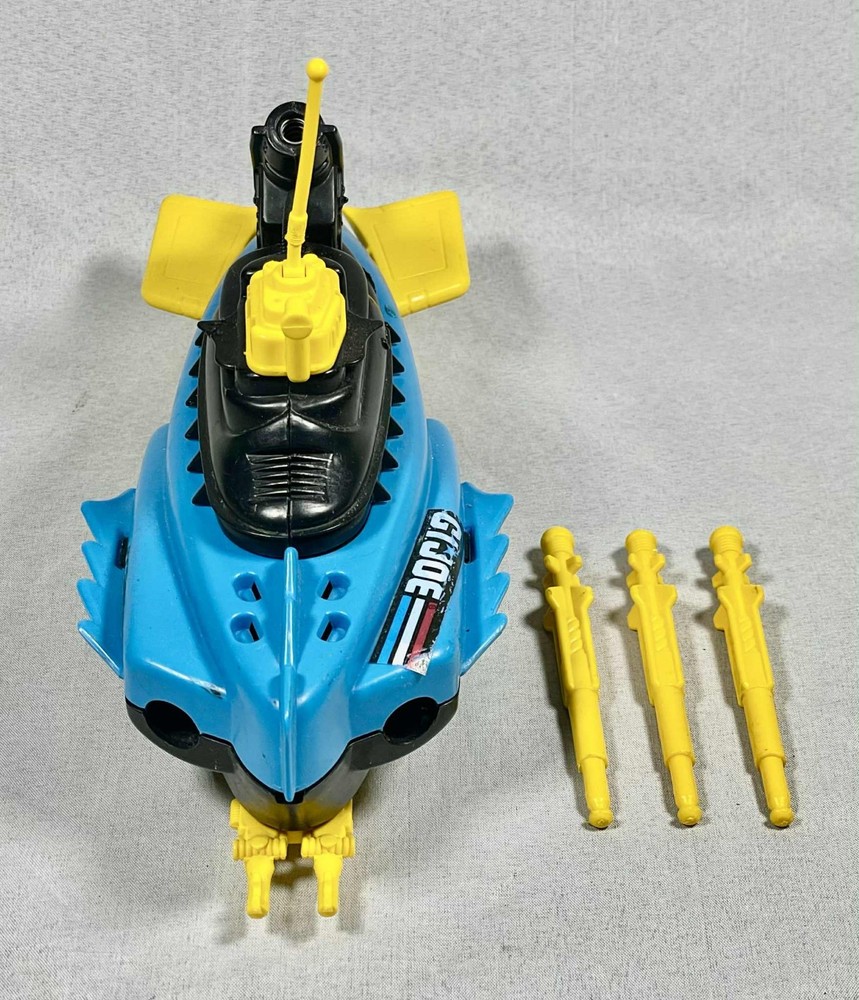 1992 G.I.Joe Barracuda Submarine Loose Complete No Blueprints