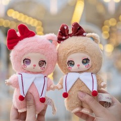 Liila Lucky Cat Series Plush Pedant Dolls Confirmed Blind Box Toys Figure Gift